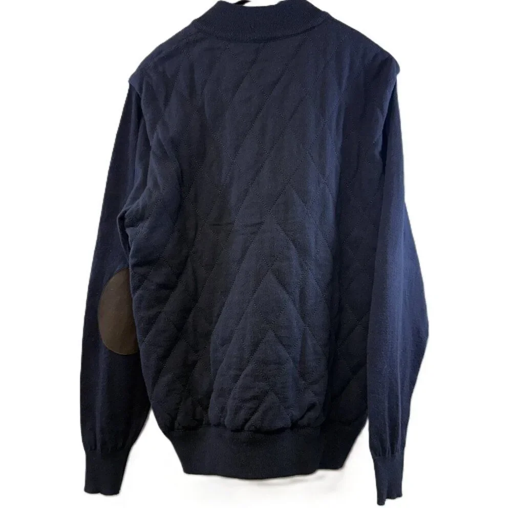 Peter Millar Quilted Jacket  Navy,Size Large